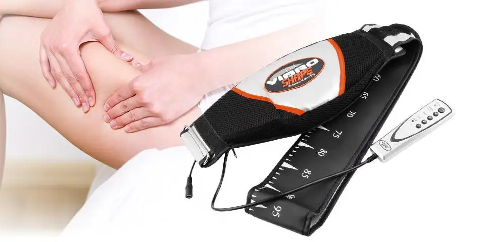 Новый Электрический вибрирующий для похудения Пояс Вибрационный массажный пояс