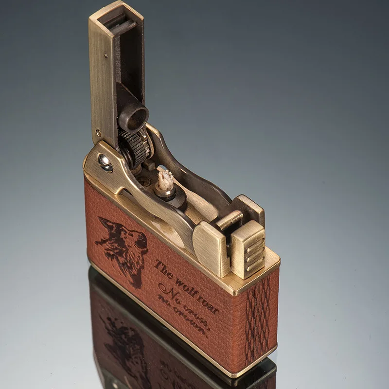 Jobon ветрозащитная зажигалка супер тонкая медная чистая креативная ретро старая