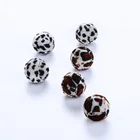 Новейшие Интерактивные тканевые игрушки для кошек с леопардовым принтом, мячи для игр, плюшевые тренировочные игрушки для привлечения развлечений, 3,7 см, мячи для кошек, товары для домашних животных