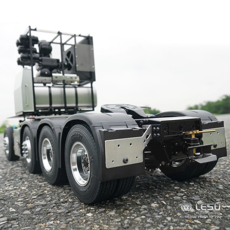 1/14 LESU Радиоуправляемый трактор грузовик Металлическое шасси 8x8 Benz 3363 TAMIYA