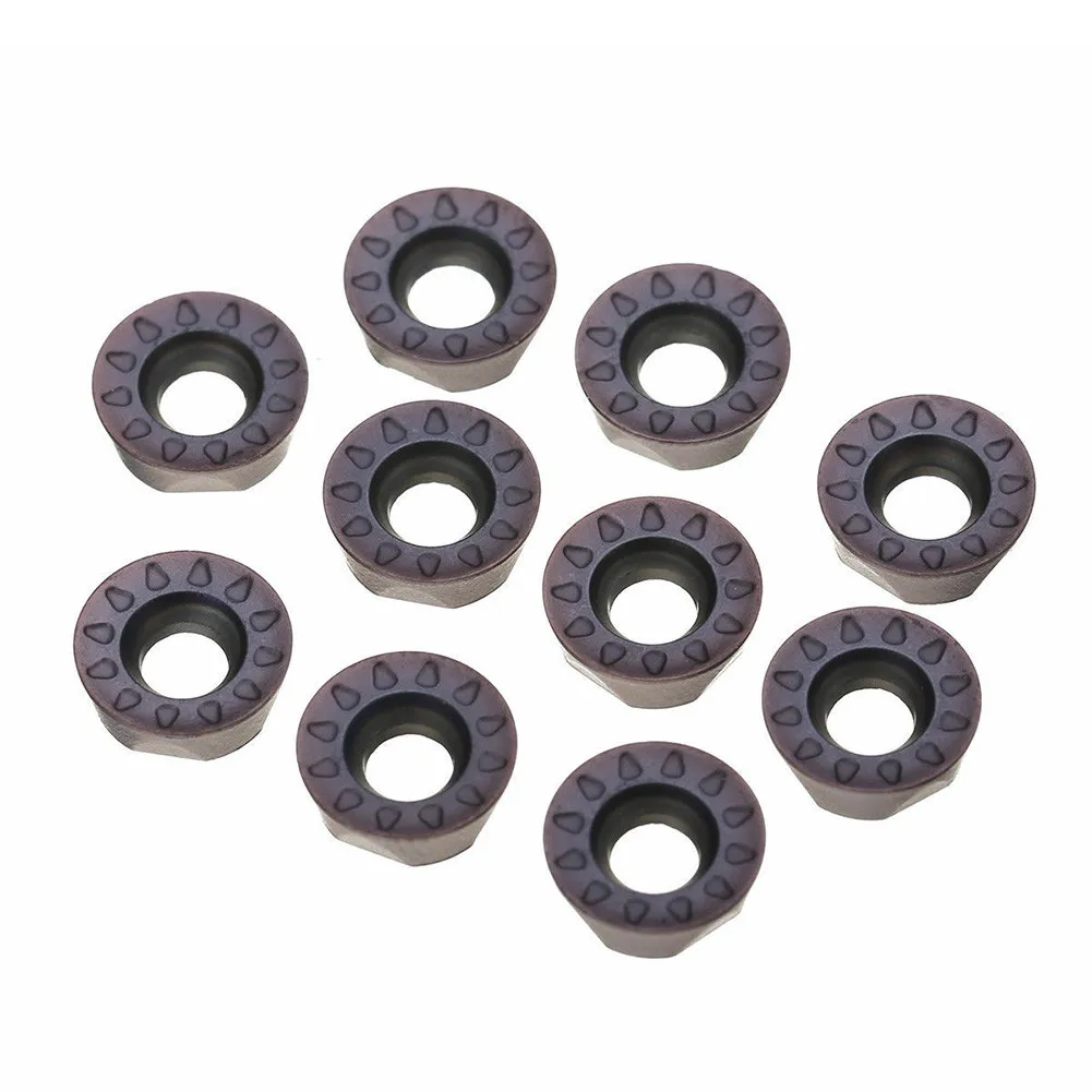 

10x RPMT08T2MOE-JS VP15TF CNC Carbide Inserts Blade Lathe Milling Cutter RPMT08 For Cast Iron, Stainless Steel, Steel Processing