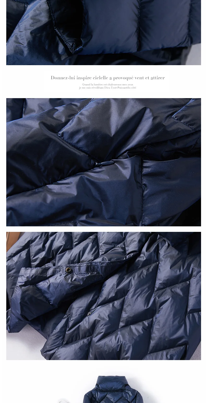 SEDUTMO Winter Ultra Light Duck Down Women Jackets Long Coat Thick Casual Autumn Puffer Jacket ED873