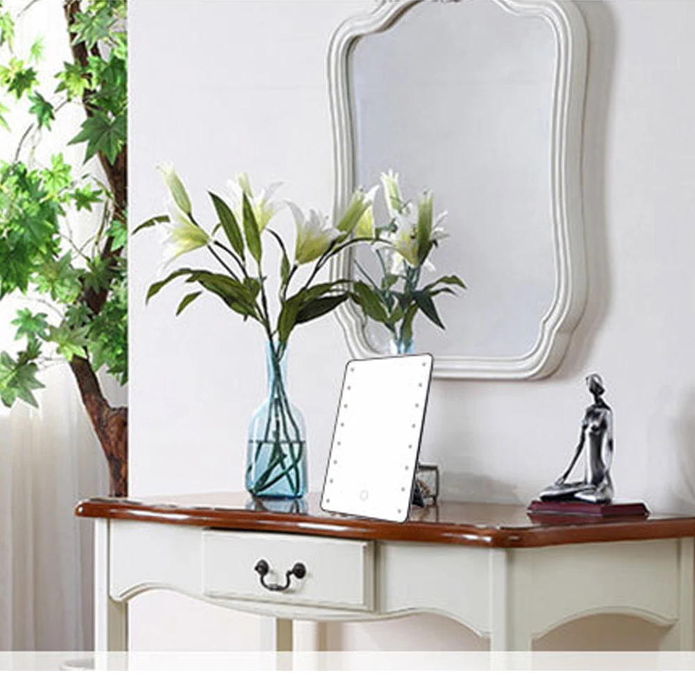 Новинка 2019 светодиодный светильник с сенсорным экраном 16 полосок зеркало для