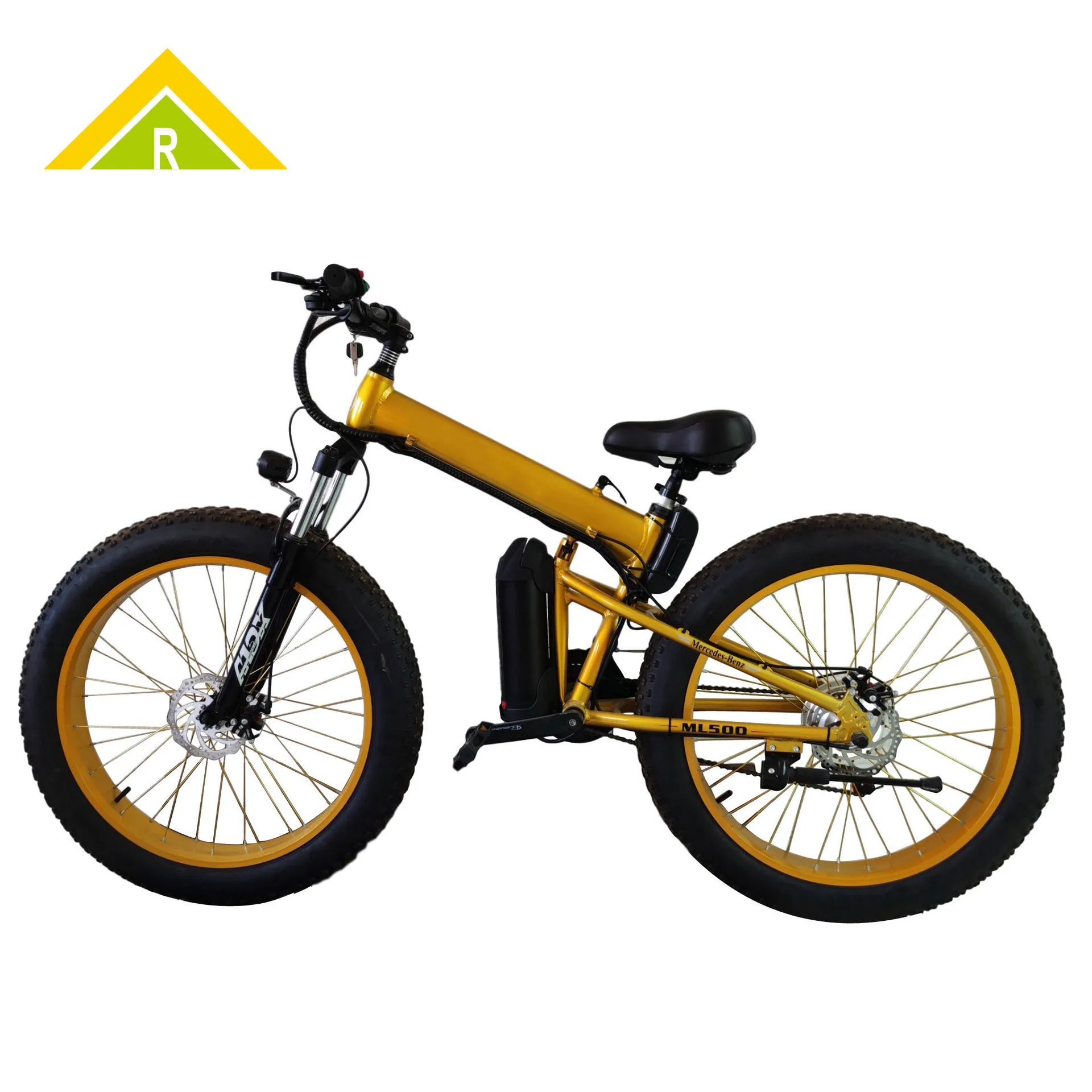 26-дюймовый горный велосипед для снега Электрический литиевый складной