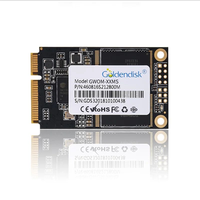 Goldendisk Новая акция 8GB MSATA mini SATA для Ad player AIO тонкий клиент Точка продаж машин