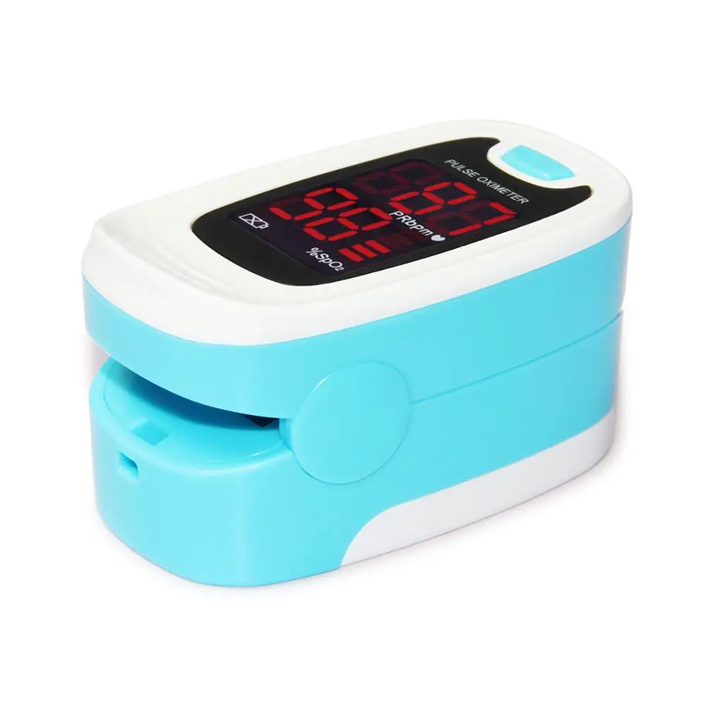 CMS50M-Finger-Tip-Pulse-Oximeter-Blood-Oxygen-Monitor-SPO2-PR-HR -- подарок |