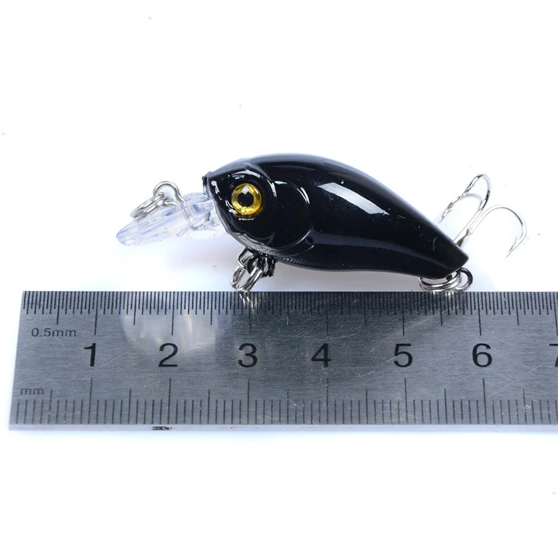 Рыболовные приманки мини твердая приманка VIB с тройным крюком спасательная