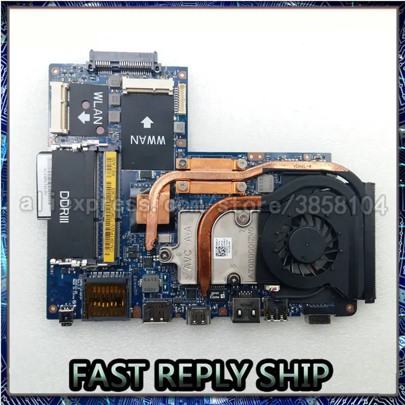 

SHELI For Dell M11X R1 Motherboard SU7300 LA-5811P CN-0K1PWV 0K1PWV K1PWV