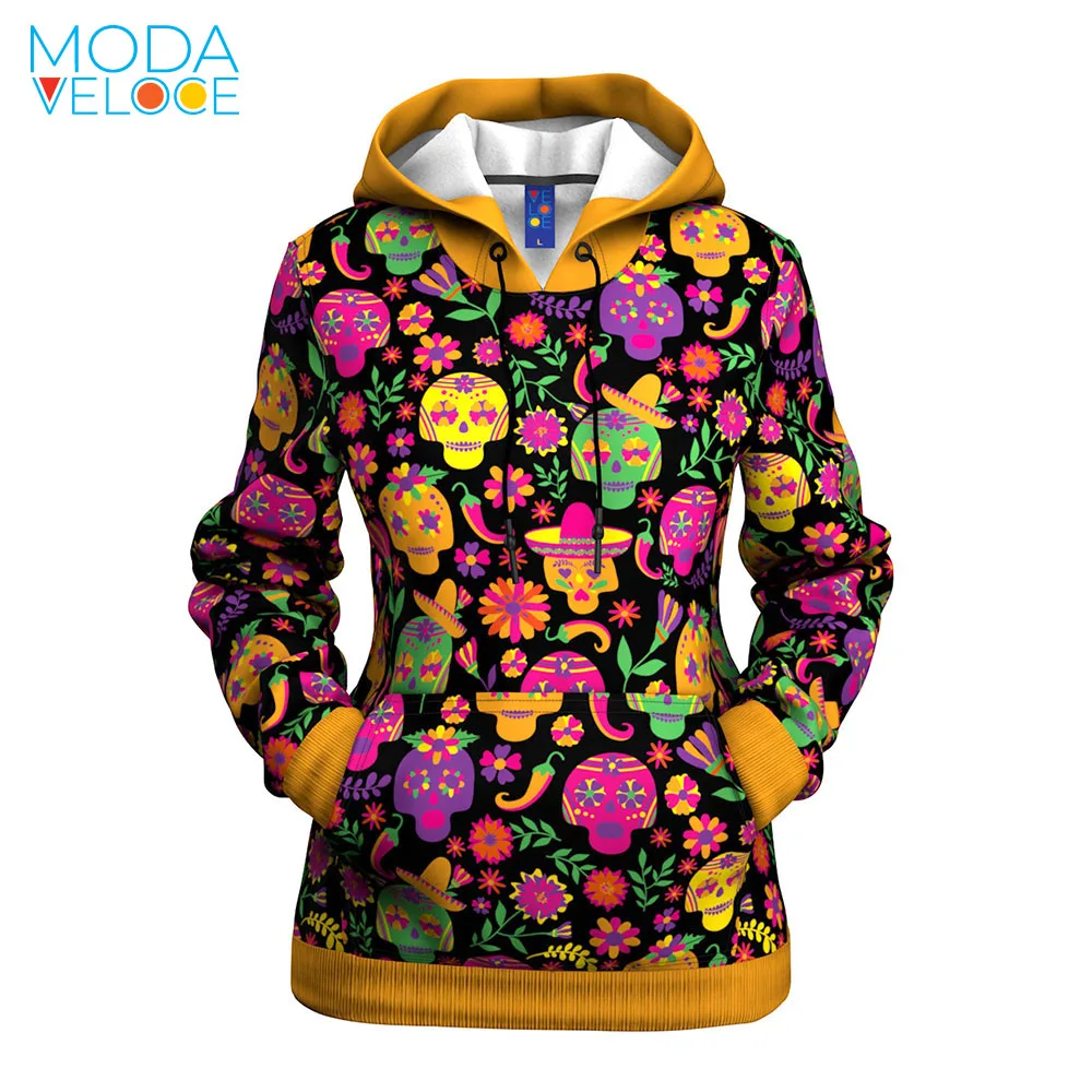 Толстовка с капюшоном для мужчин и женщин худи 3D-принтом мексиканского Дня