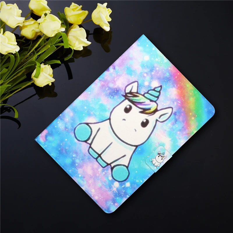 

Tablet Cover For Amazon Kindle Fire HD 8 Plus Cartoon Leather Case For Coque Amazon Fire HD8 Plus 2020 8.0 inch Stand Cover Case