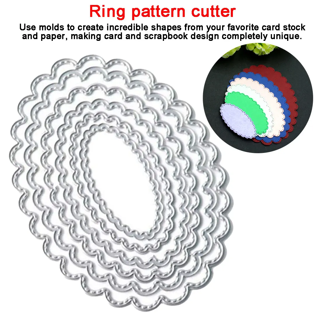 Металлические режущие штампы квадратное сердце круг die Прямоугольник Овальный