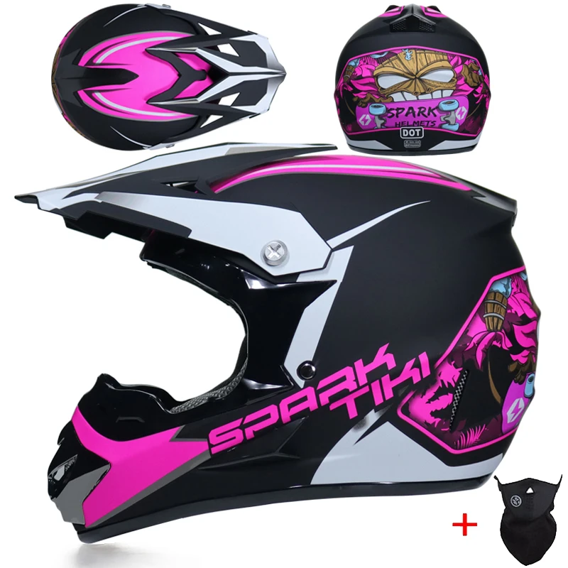 

Мотоциклетные шлемы унисекс Dot DH, шлем для мотокросса из АБС-пластика, для езды по бездорожью