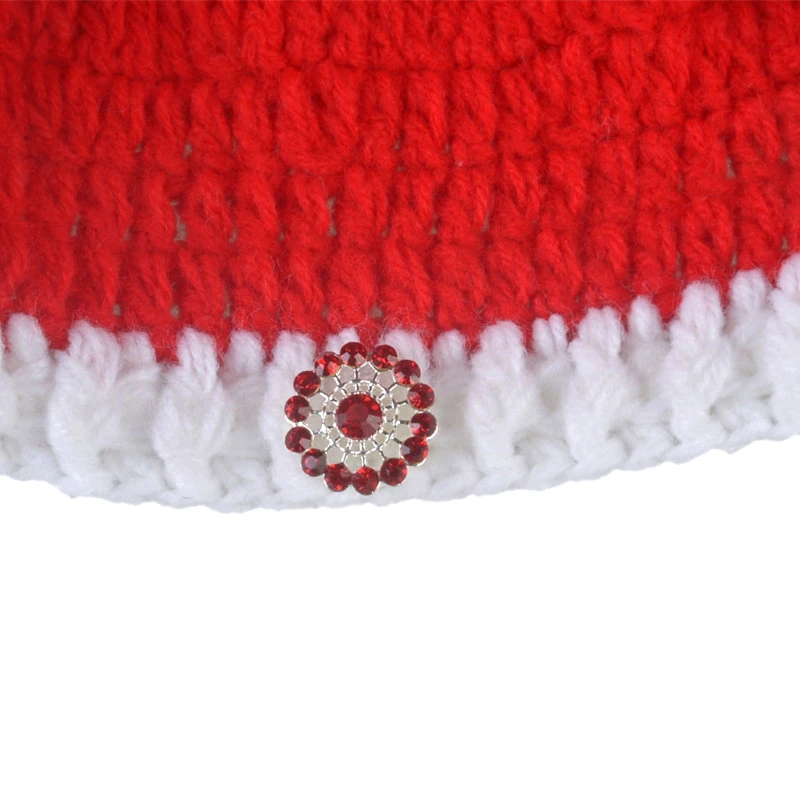 

Baby Knitting Christmas Hat Newborn Photography Props Crochet Girls Costume Outfits