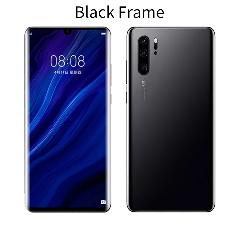 6,4" для huawei P30 Pro lcd кодирующий преобразователь сенсорного экрана в сборе для huawei P30 Pro дисплей с рамкой Замена P30+ lcd - Цвет: Black with Frame