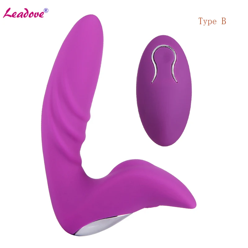 12 Скоростей USB Анальная пробка вибратор вращающийся массажер простаты