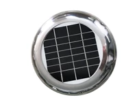 2 5w stainless steel roof solar vent fan exhaust ventilation 60cfm waterproof ideal for rv boat container greenhouse toilet