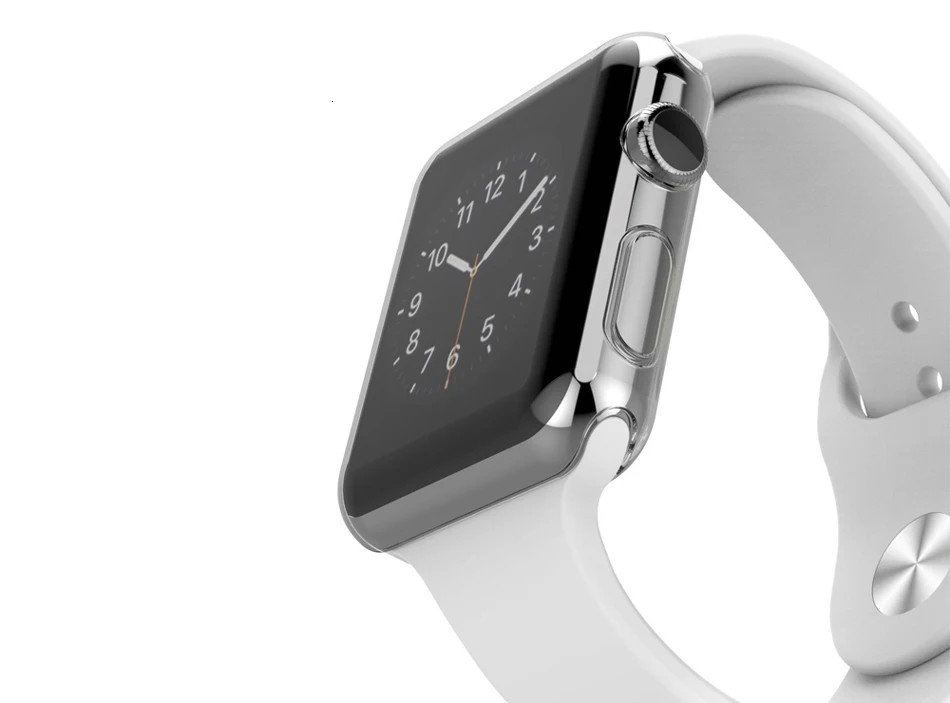 Прозрачный мягкий и тонкий чехол для Apple Watch 38 мм/42 мм TPU материал Защитная крышка для iWatch серии 1 2 3 Аксессуары