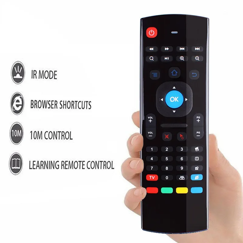 

MX3 MX3-L Backlit Air Mouse T3 Remote Control Flying 2.4G RF Wireless Keyboard For X96 Tx3 Mini A95X H96 Pro Android TV Box
