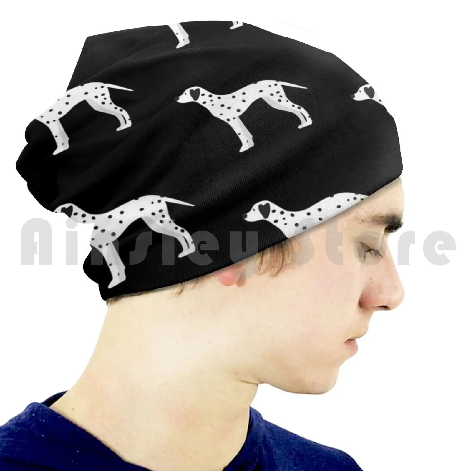 Далматинские шапочки пуловер Кепка Удобная далматинская собака Dapper щенки папы