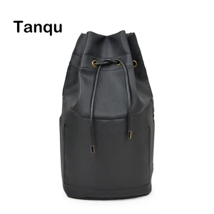 Новая однотонная подкладка Tanqu из искусственной кожи на шнурке с внутренним карманом для Obasket Obag сумка Вставка для O корзины O Bag