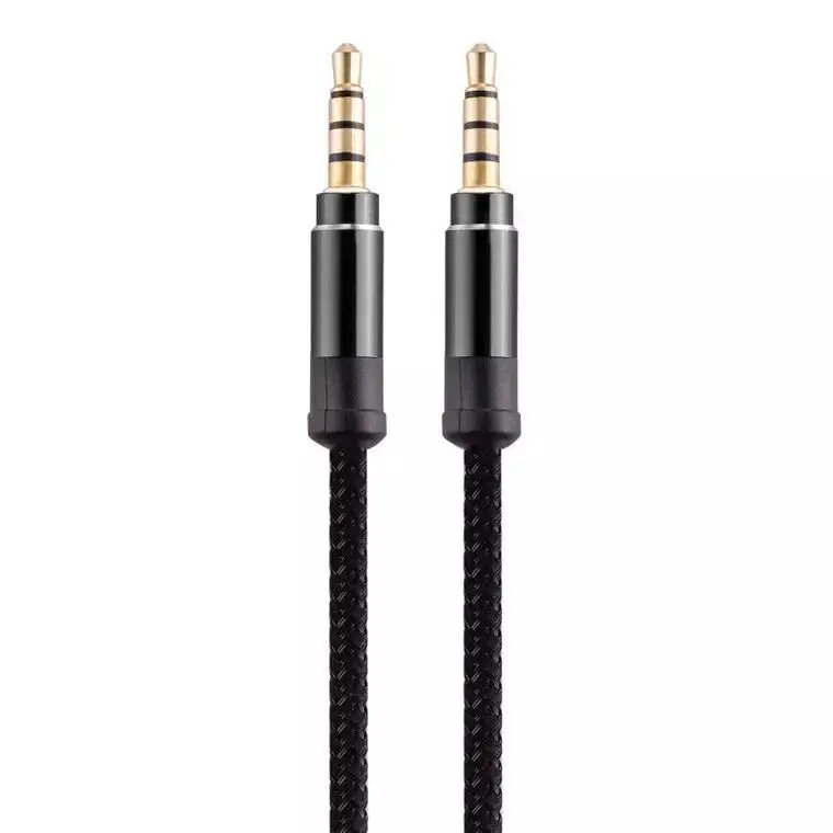 4 секции аудио кабель Мобильный телефон микрофон живая линия записи со звуковой