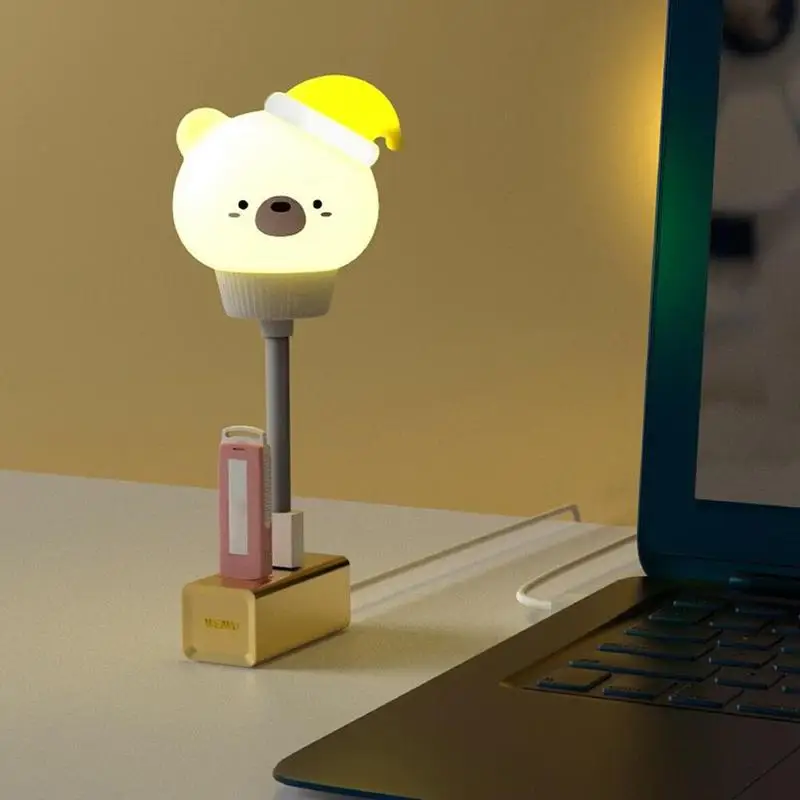 Ночник милый медведь "Медведь" "Кролик" &quotUSB светодиодный Ночной