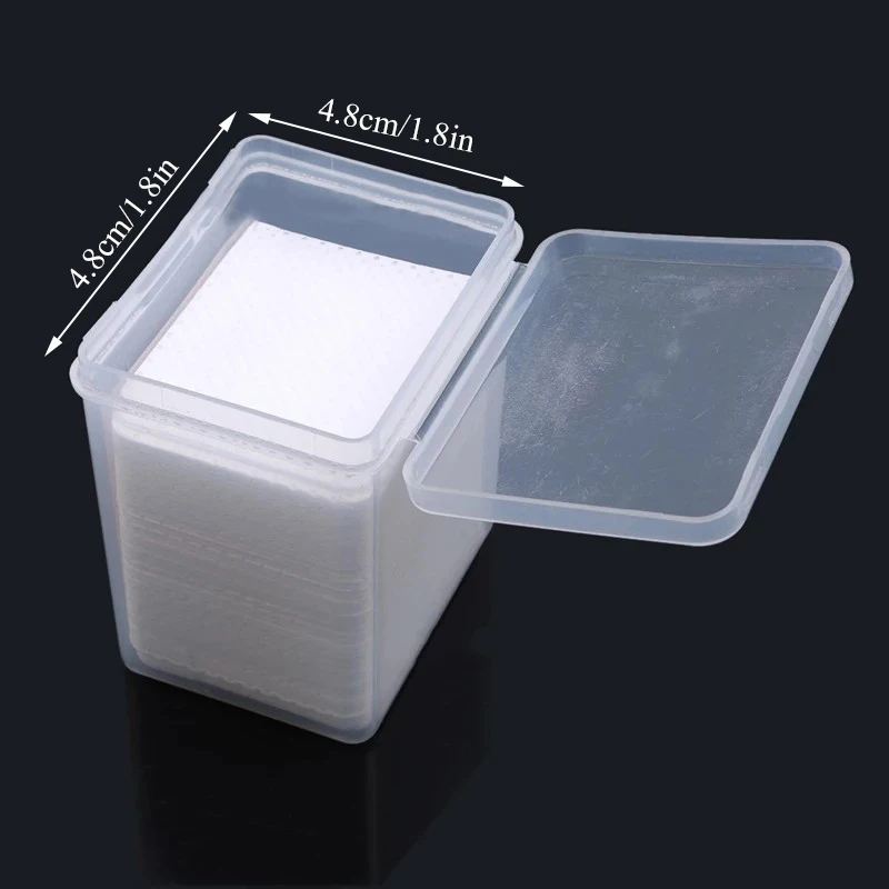 

200pcs Eyelash Extension Glue Remover Pads Lint-Free Paper Cotton Lashes Grafting Non-woven Glue Cleaning Wipes Makeup Tools