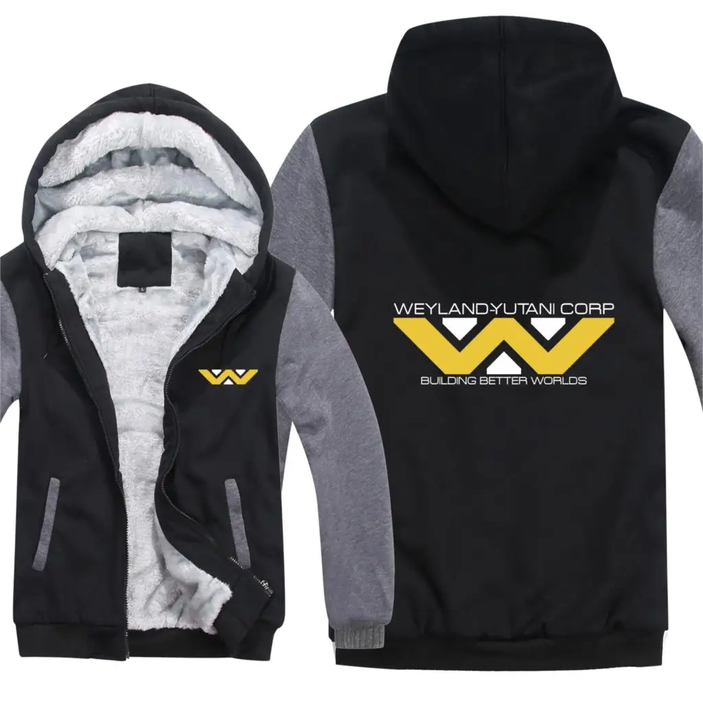 

Weyland Yutani Corp Hoodies Building Better Worlds Pullover Wool Liner Weyland Yutani Sweatshirts