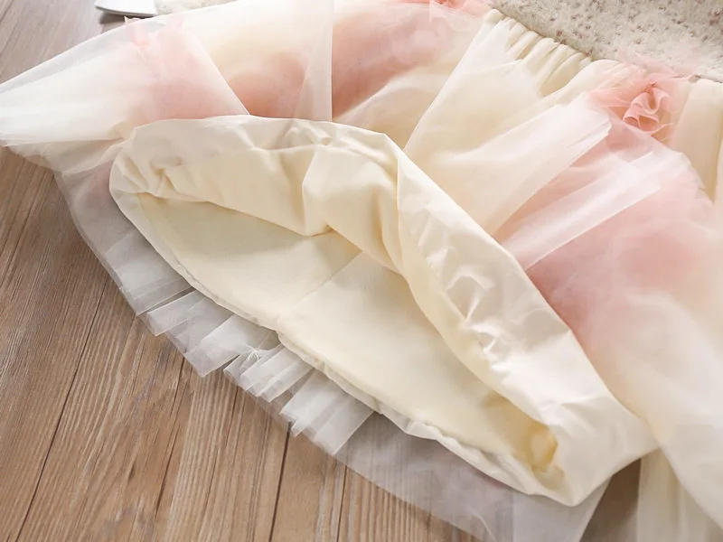 Бархатное платье для девочек с имитацией норки детская одежда оптовая продажа |