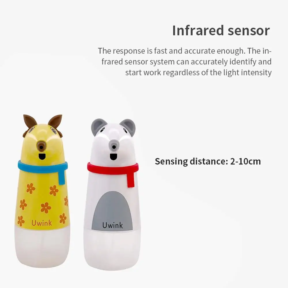 Забавный Автоматический Датчик диспенсер для мыла Машина мойки пеной