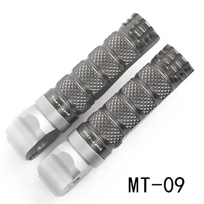 MT-09 titanium 1 пара ЧПУ Алюминий мотоциклетные Задние подножки для ног ножная педаль для Yamaha MT07 MT-07 MT 07 MT09 MT-09 MT 09 - Цвет: MT-09 titanium