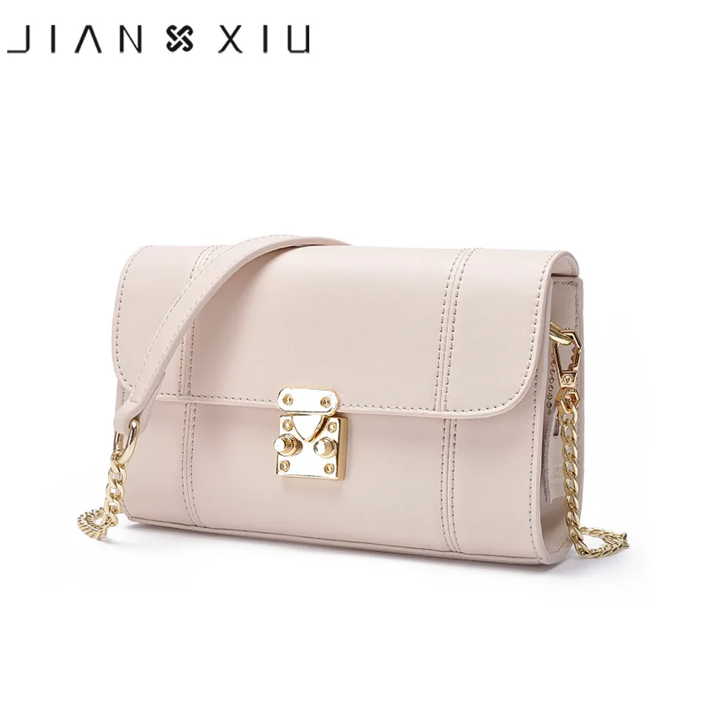 

JIANXIU Brand High Quality Women Messenger Bags Split Leather Female Crossbody Bag Newest Small Chain Ladies Flap Shoulder Bag