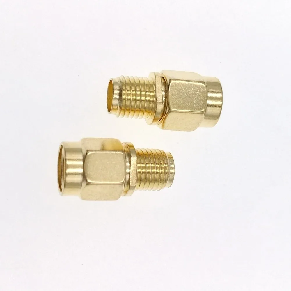 Адаптер Внешний штекер гнездо SMA разъем прямой позолоченный|connector sma|connector hoseconnector