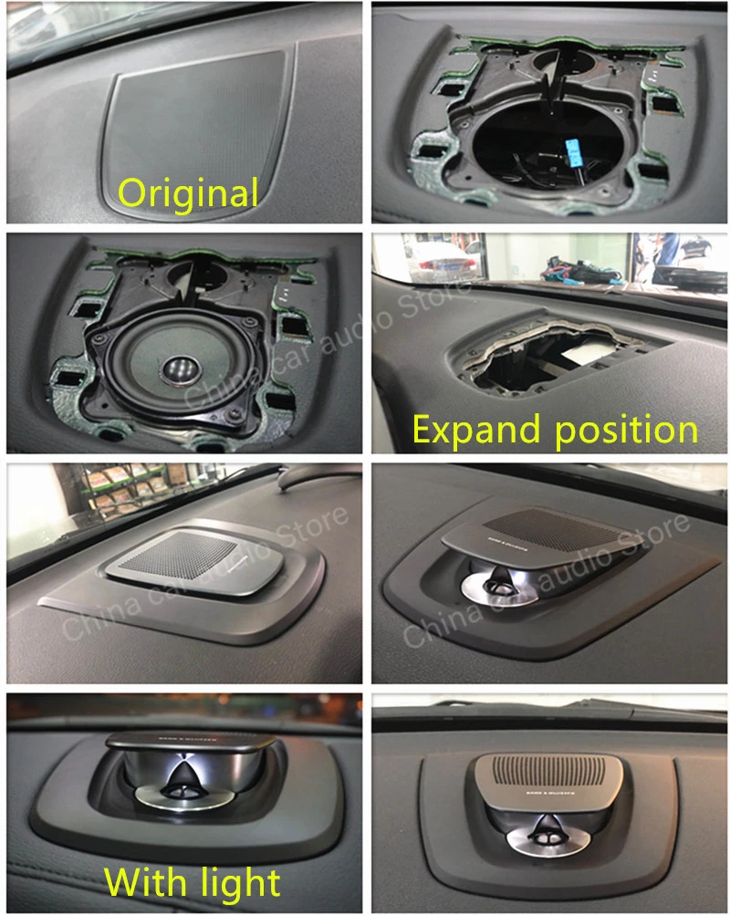 Car Center Dashboard Style Tweeter For BMW F01 F02 F03 F10 F11 X5 X6 7 5Series Audio Lifting Speakers Professional Midrange Horn |