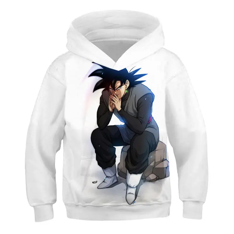 Аниме-Толстовка Dragon Ball Z Сон Гоку Детская толстовка с капюшоном с принтом «3D напечатаны кофты в стиле Харадзюку для детей, для мальчиков и девочек повседневные толстовки с капюшоном; пальто - Цвет: NT-473