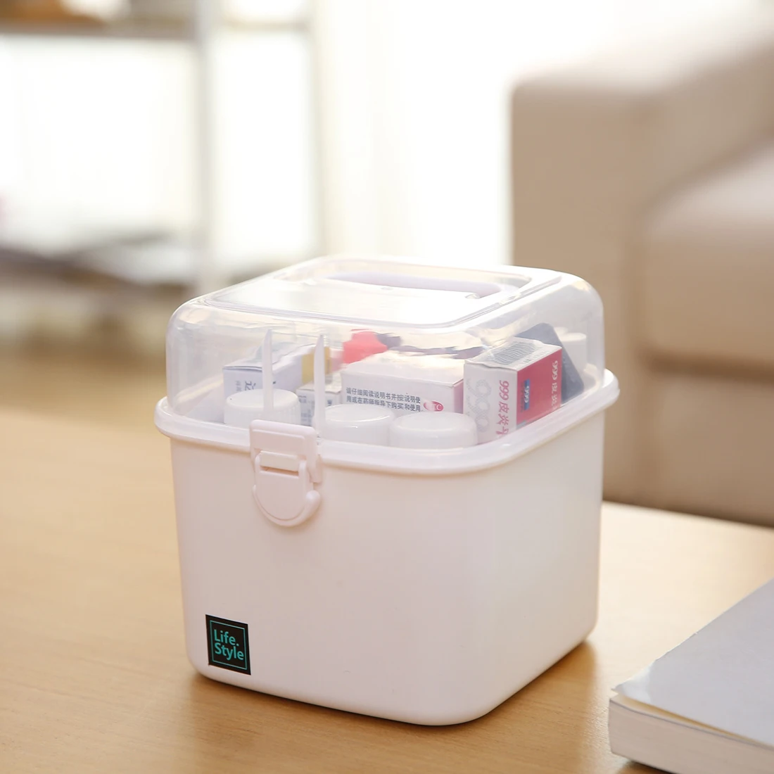 Аптечка Бытовая коробка для хранения аптечка многоцелевой портативный ящик