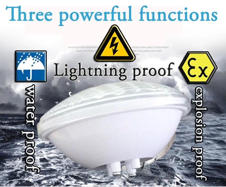 

par56 swimming pool light ip68 24w 36w DC12v AC12V underwater lights fountain bulb outdoor waterproof cold/warm white led lamp