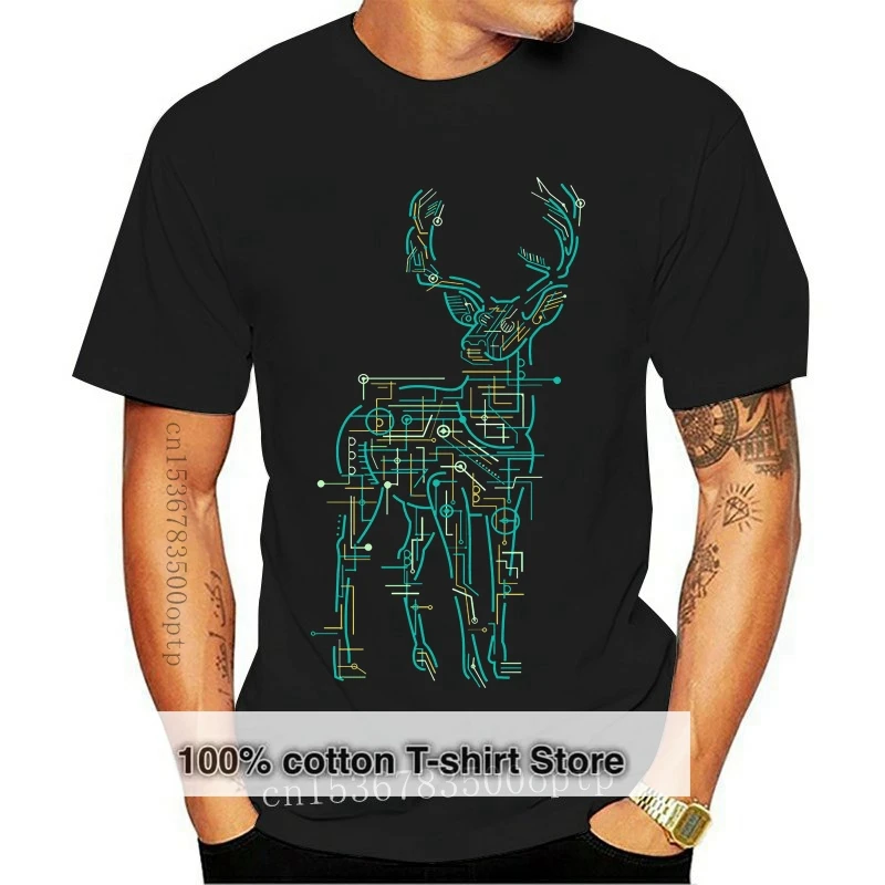 

Новая мужская футболка с изображением оленя