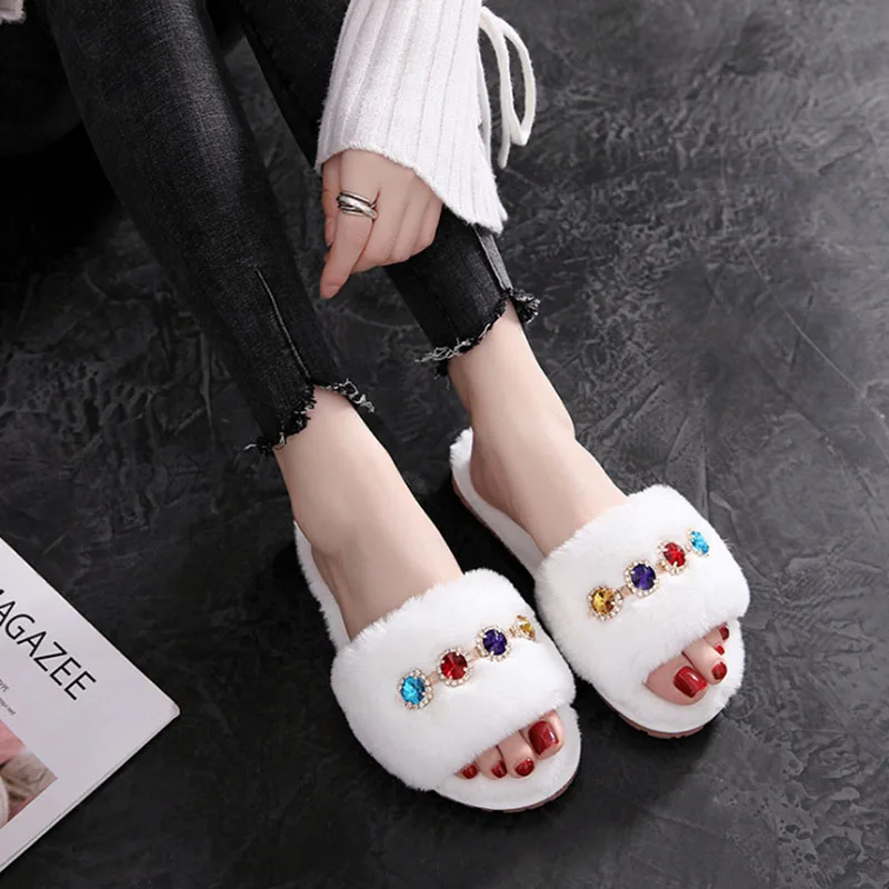

Women's cotton slippers flat bottomed antiskid thermal slippers ox sole slippers women's cute personalized shoes women's slipper