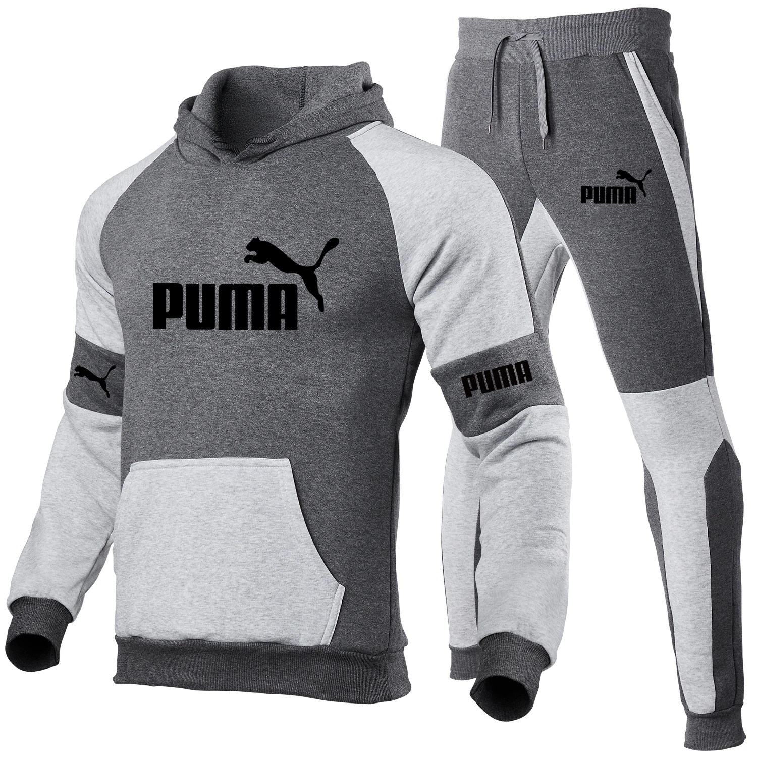 

New men's sets autumn and winter hoodies pants PUMA tracksuits sports sweatshirts Casual tracksuit 2021 sports clothing