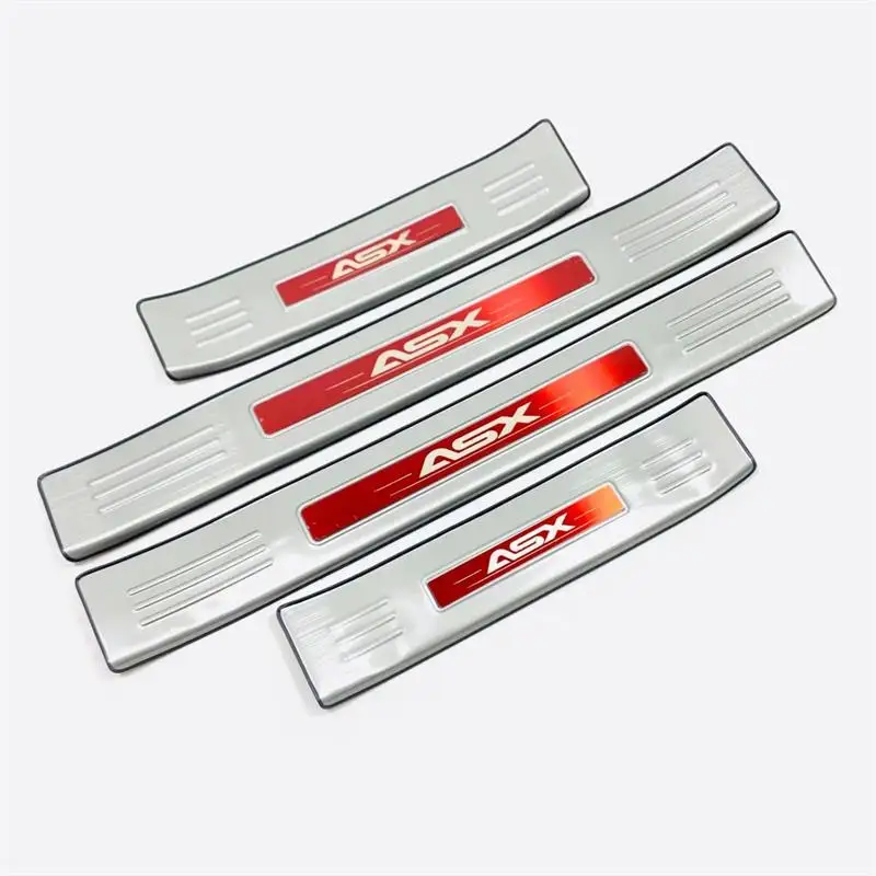 

Аксессуары для стайлинга автомобиля для Mitsubishi Asx 2019 2020, Накладка на порог для наружной двери, защитная накладка, наклейки для автомобиля