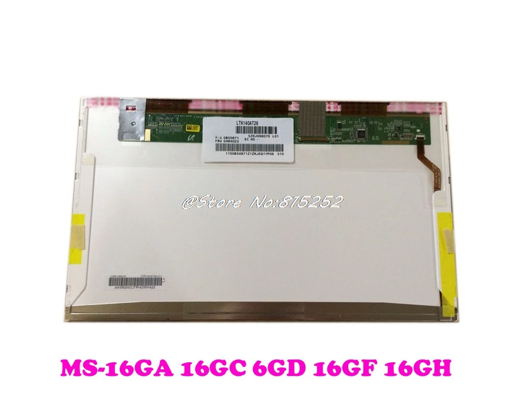 

LCD Display Screen For MSI GE60 2PC CR61 2M CX61 2OC 2PC 2PF 2QF GP60 2OD MS-16GA MS-16GD MS-16GC MS-16GF MS-16GH