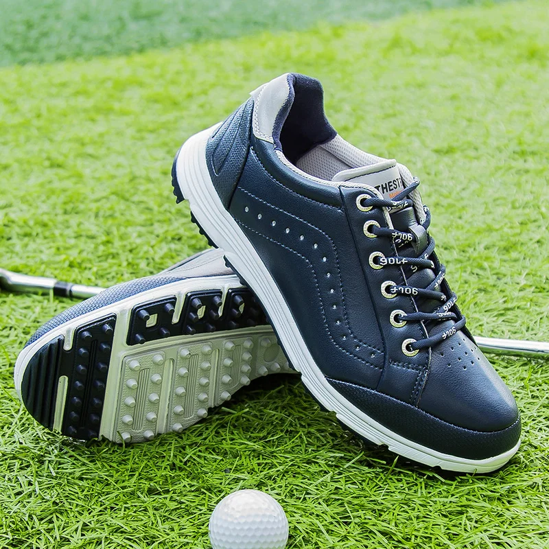 

Мужские Нескользящие кроссовки для тренировок, водонепроницаемая обувь для гольфа, обувь для бега и прогулок, большие размеры 7-14