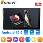 Автомагнитола Eunavi, 2 Din, Android 10, GPS, мультимедийный плеер, 4 ГБ, 64 ГБ, Hi-Fi, DSP, DTS, Универсальный HD-экран, 2 Din, Авторадио, стерео видео