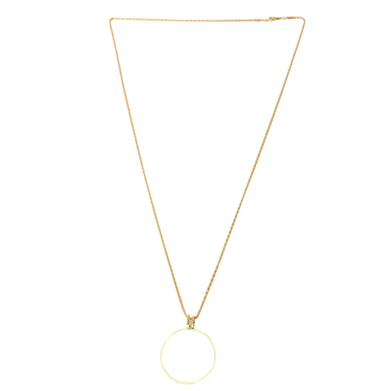 2020 Новое увеличительное стекло 5x Лупа ювелирные линзы кулон цепочка Монокль