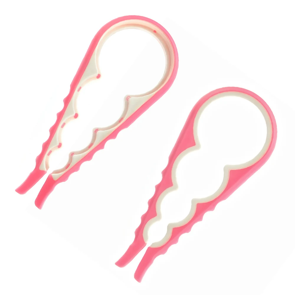 2.Pink 4 в 1 многофункциональная винтовая крышка банка ключ для бутылок креативный в форме тыквы консервный нож винт кухонный инструмент - Цвет: 2.Pink