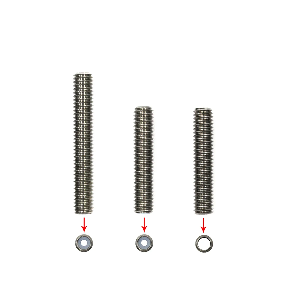 Нержавеющая сталь горло длинные M6 30 мм 40 с резьбой для MK8 MK9 1 75 нити 3D принтеры