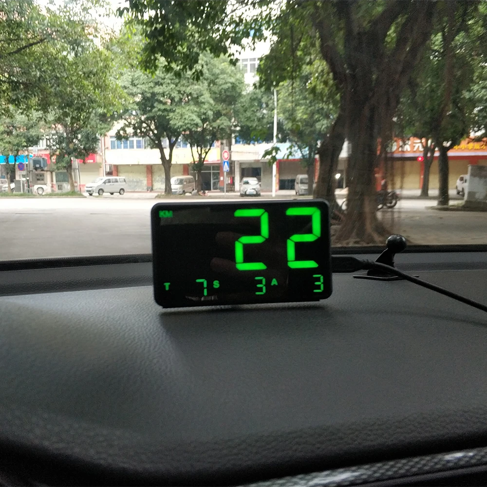 Автомобильный дисплей C80 GPS измеритель скорости электроника большие шрифты