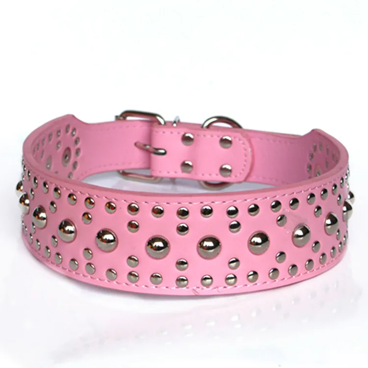 

Pet mushroom rivet nail pet a dog collar collar necklace PU collar dog supplies
