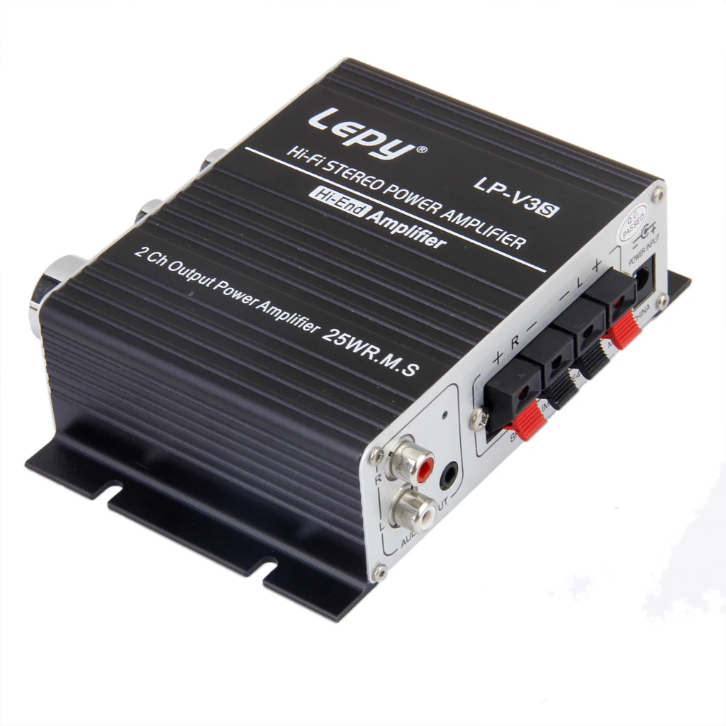 DC 12V автомобильный мотоцикл мини Hi Fi стерео аудио усилитель MP3 Для Lepai LP V3| |